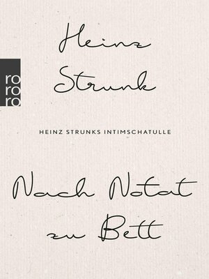 cover image of Nach Notat zu Bett